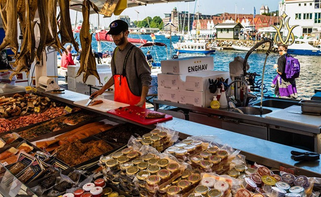 بازار ماهی برگن شهرهای نروز