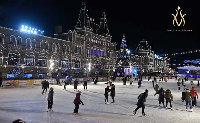 اسکی روی یخ در مسکو زندگی در روسیه